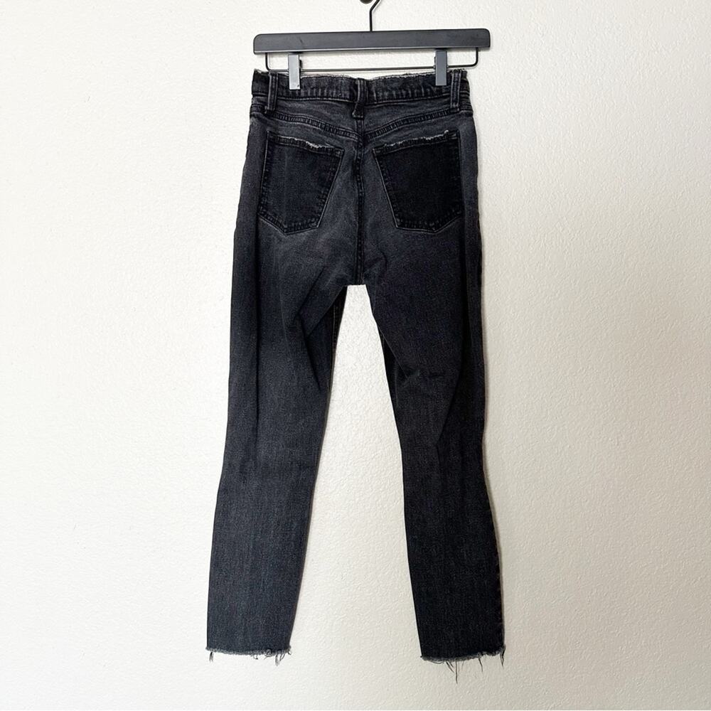 Abercrombie & Fitch Jeans Womens The Skinny High Rise Distressed Black Size 25 - Picture 5 of 7